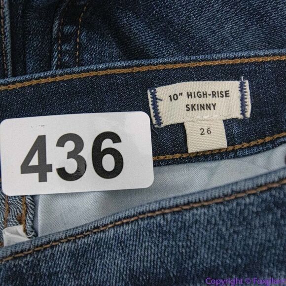 NEW‎ Madewell 10" High-Rise Skinny Jeans in Danny Wash, 26 - Picture 12 of 14